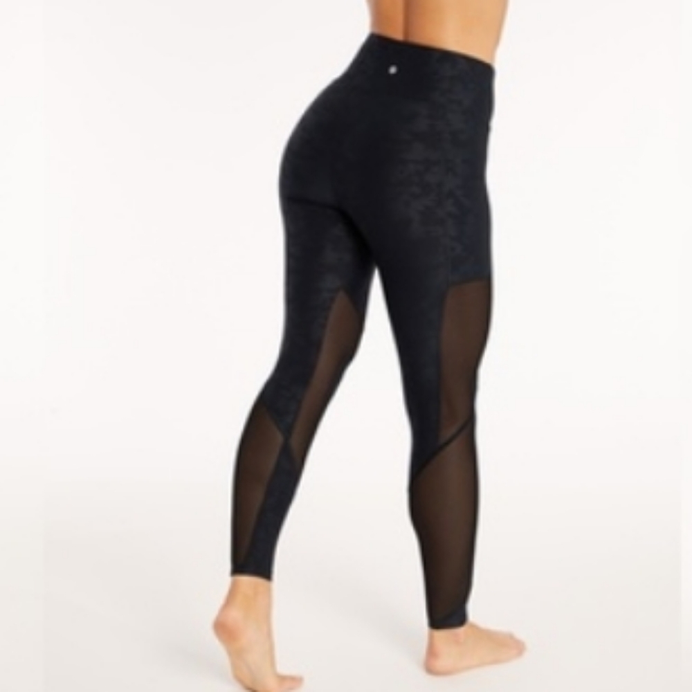 Bally Fitness, Black leggings, 25 " inseam,